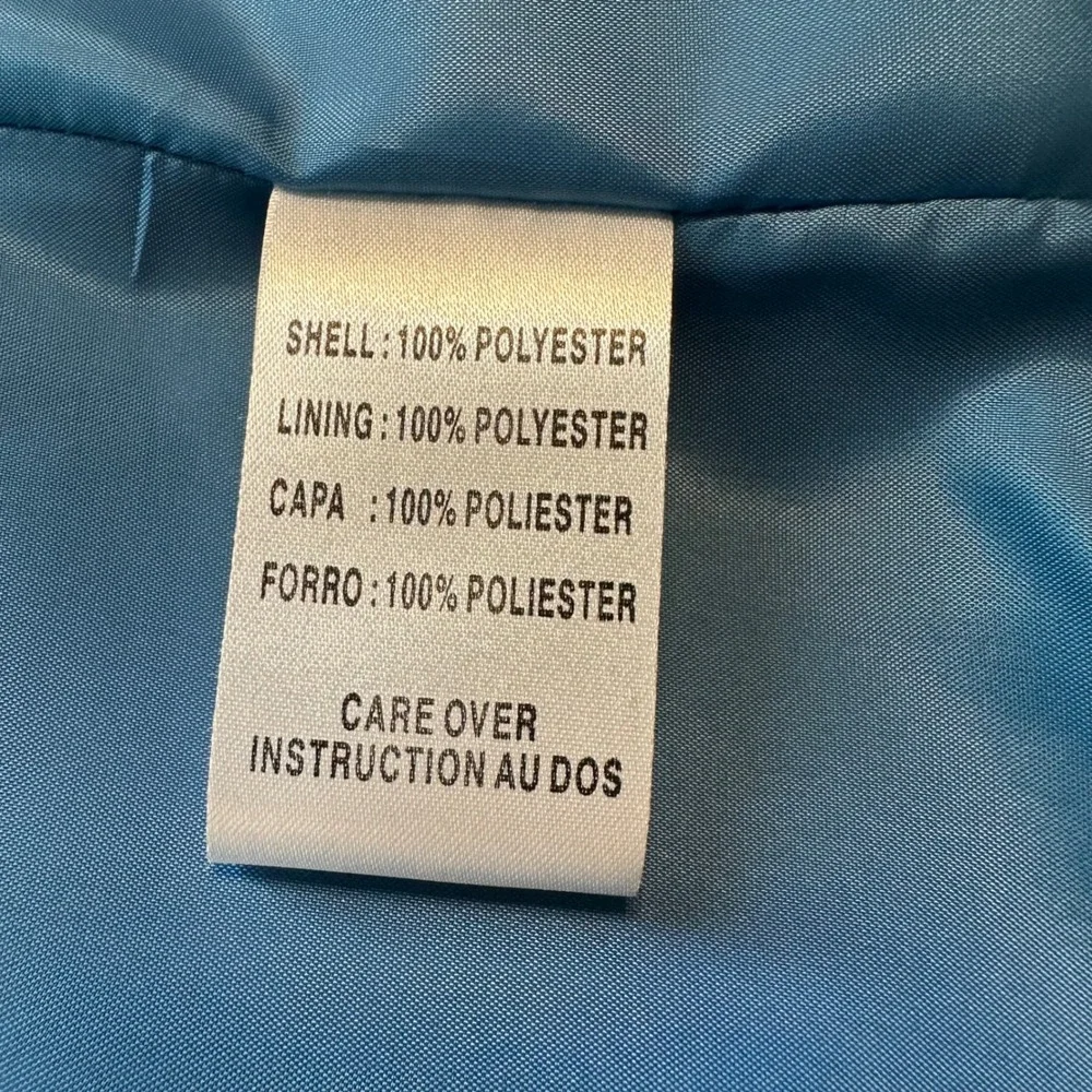 Leslie Fay Haberdashery Petite Blue Skirt Suit 2 Pc Set Size 16P Career